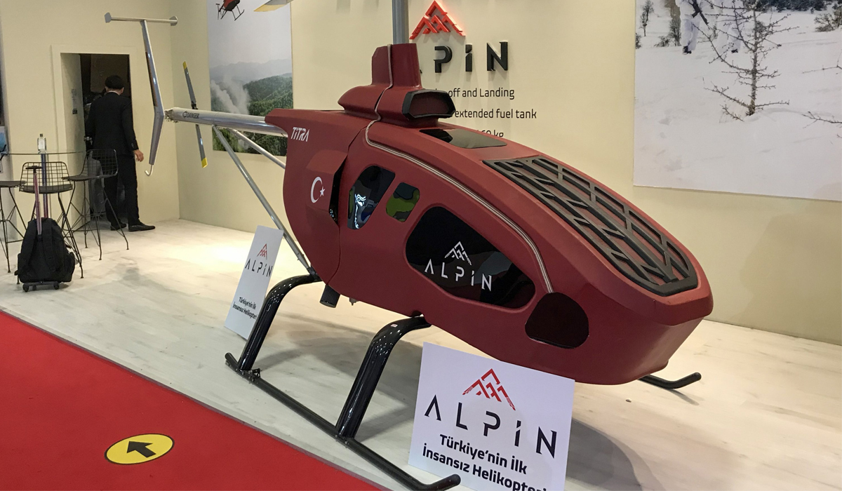 Turkish firm strengthens unmanned mini chopper for military use